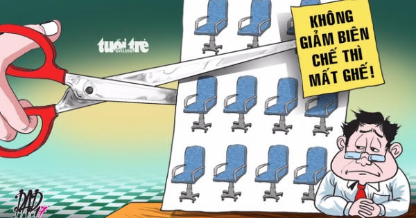 Tinh giản biên chế 40.500 người