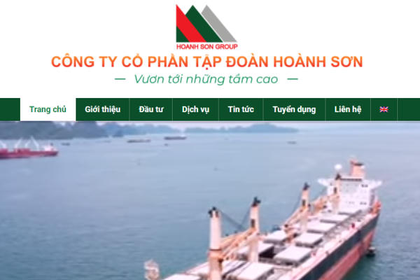 Công ty Cổ phần Tập đoàn Hoành Sơn không báo cáo về việc dự kiến giao dịch