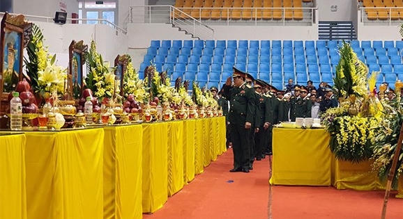 Lễ viếng, truy điệu 22 cán bộ, chiến sĩ Đoàn Kinh tế Quốc phòng 337