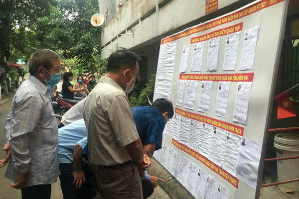 Đồng Nai: 85,90% cử tri Nhơn Trạch đã bầu cử