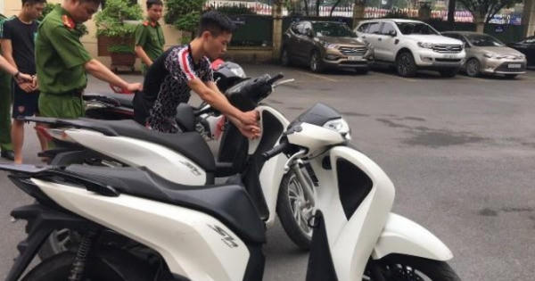 Bộ đôi chuyên trộm xe SH mà không trộm các xe khác khai gì tại cơ quan Công an?
