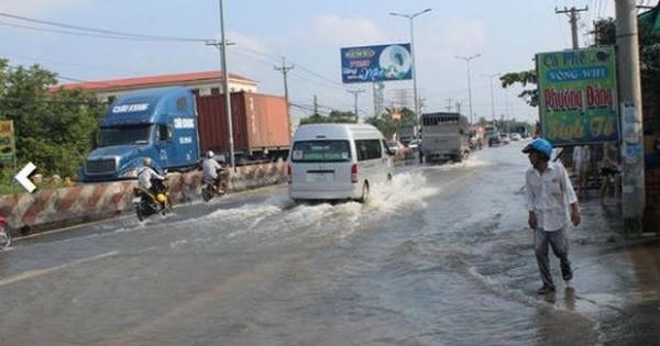 Cấm đường tạm thời nếu nước ngập sâu