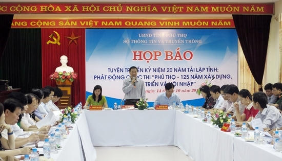 Phú Thọ: Phát động cuộc thi 125 năm thành lập và 20 năm tái lập tỉnh Phú Thọ Phú Thọ: Phát động cuộc thi 125 năm thành lập và 20 năm tái lập tỉnh Phú Thọ