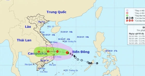 TIN BÃO KHẨN: Chiều nay bão số 5 sẽ đổ bộ vào đất liền nước ta