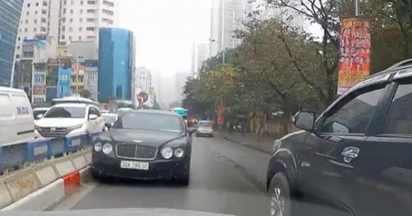 Tài xế lái 'siêu xe' Bentley chạy ngược chiều ở Hà Nội là ai?