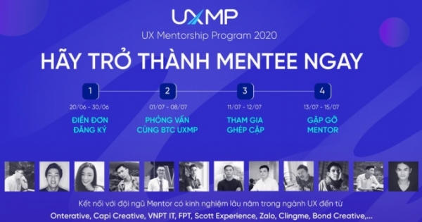 UX Mentorship Program 2020: Chương trình cố vấn hướng nghiệp ngành UI/UX