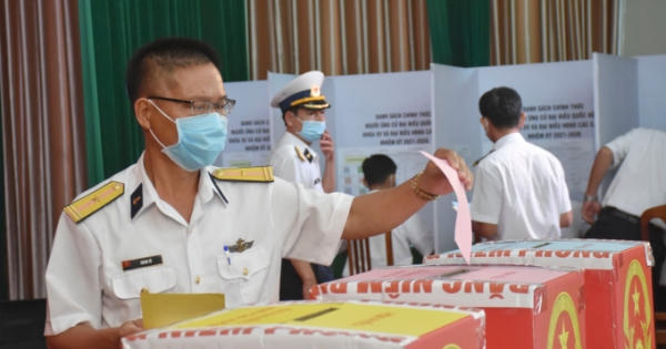 Bà Rịa - Vũng Tàu tổ chức bầu cử sớm cho các lực lượng làm nhiệm vụ trên biển