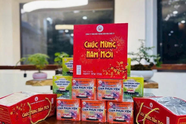 Doanh nghiệp thuộc Bộ Công an được sản xuất, cung cấp pháo hoa nổ