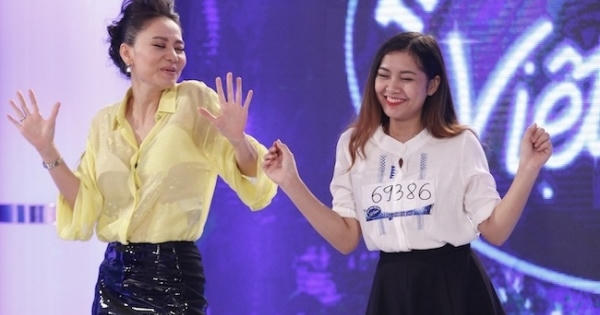 Vietnam Idol: Thu Minh ngẫu hứng hướng dẫn thí sinh biểu cảm sexy thể hiện hit của Hồ Ngọc Hà Vietnam Idol: Thu Minh ngẫu hứng hướng dẫn thí sinh biểu cảm sexy thể hiện hit của Hồ Ngọc Hà