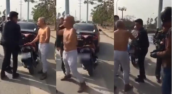 Cụ ông mất một tay 'tung chưởng' cảnh cáo nam thanh niên gây tai nạn bỏ chạy