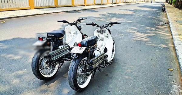 Ngắm những chiếc Honda Super Cub độ 2 pô cực chất