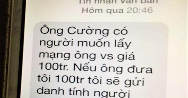 Điều tra vụ Chánh Văn phòng Đoàn đại biểu Quốc hội tỉnh Quảng Trị bị nhắn tin tống tiền Điều tra vụ Chánh Văn phòng Đoàn đại biểu Quốc hội tỉnh Quảng Trị bị nhắn tin tống tiền