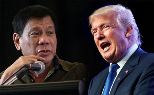 Ông Trump điện đàm mời Tổng thống Philippines thăm Nhà Trắng
