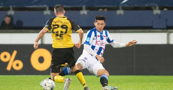 Hé lộ nguyên nhân vì sao Đoàn Văn Hậu được ra sân ở đội hình chính thức của SC Heerenveen?