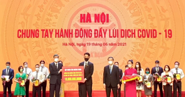 Tập đoàn Tân Hoàng Minh ủng hộ Hà Nội 20 tỷ đồng phòng chống Covid-19