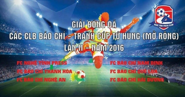 Công bố các cặp đấu tại Cúp Báo chí tứ hùng mở rộng