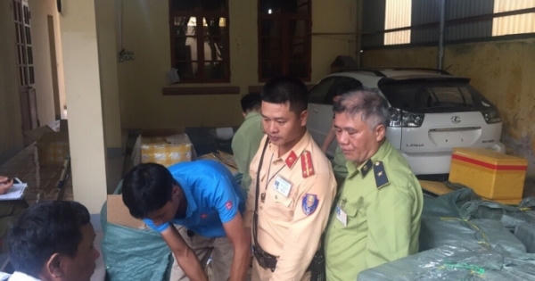 Bắc Giang: Bắt giữ lô hàng đồ gia dụng khối lượng lớn không rõ nguồn gốc