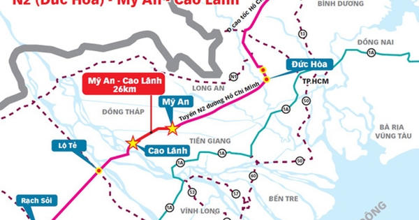 Thủ tướng duyệt Dự án cao tốc Mỹ An - Cao Lãnh trị giá 4.770 tỷ đồng