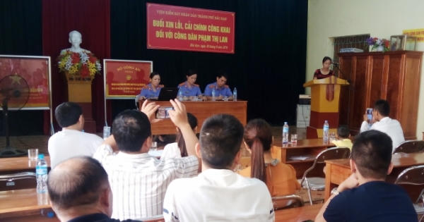 Bắc Kạn: Thêm một công dân bị truy tố oan được xin lỗi công khai