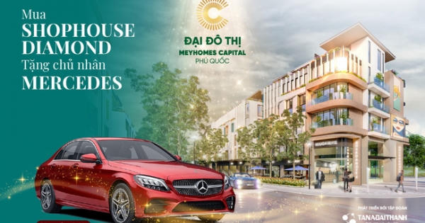 Meyhomes Capital Phú Quốc tặng khách hàng xe Mercedes C180 Meyhomes Capital Phú Quốc tặng khách hàng xe Mercedes C180