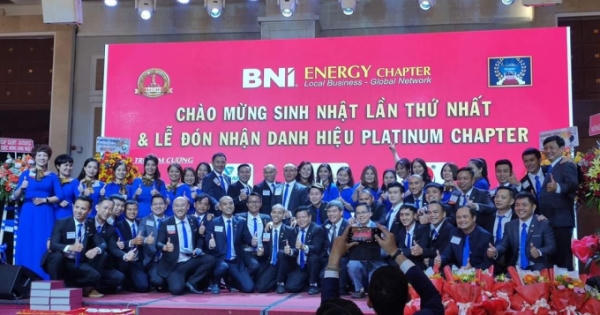 Tổ chức kết nối kinh doanh BNI đầu tiên tại Biên Hòa đạt danh hiệu Platinum