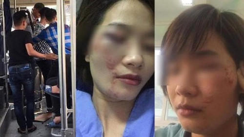 Công an huyện Ứng Hòa truy nã 2 thanh niên đánh bầm dập nữ nhân viên xe buýt