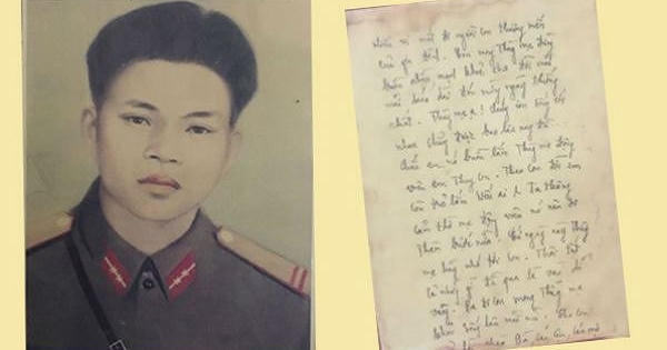 Linh thiêng bức thư người chiến sĩ 'gửi từ lòng đất'