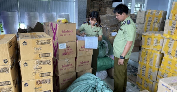 Gần 20 nghìn sản phẩm không rõ nguồn gốc xuất xứ bị phát hiện tại Bình Thuận