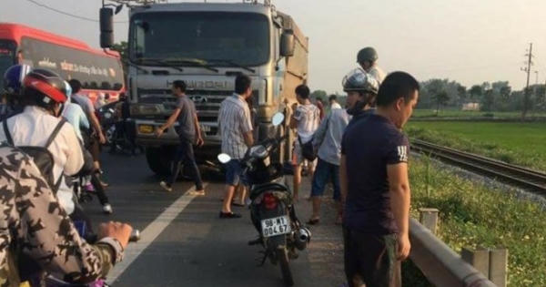 Đề nghị điều tra vụ xe tải đâm liên hoàn khiến 2 người tử vong trên QL1A đoạn qua tỉnh Bắc Giang