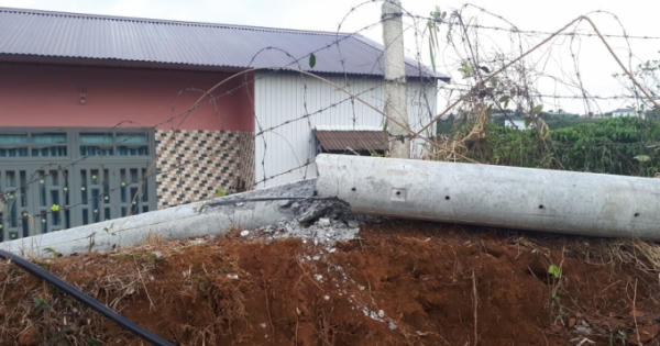 Lâm Đồng: Công nhân bị trụ điện đè chết trong lúc thi công lưới điện