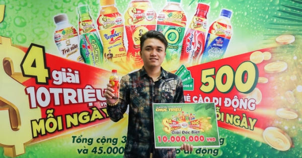 Trúng thưởng một lần là do may mắn, trúng thưởng nhiều lần thì uống Trà Dr Thanh Trúng thưởng một lần là do may mắn, trúng thưởng nhiều lần thì uống Trà Dr Thanh