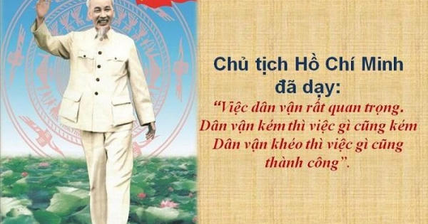 Từ bài báo 'Dân vận' của Bác 70 năm trước đến công tác dân vận hiện nay