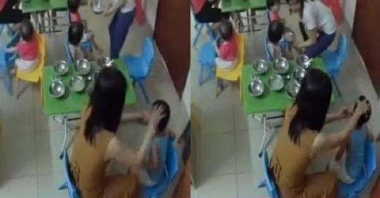 Vụ bé 3 tuổi bị giáo viên tát khi đang ăn: Lập biên bản đình chỉ vắng mặt chủ cơ sở
