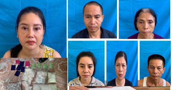 Phá chuyên án 122-H, bắt 6 đối tượng thu giữ số lượng "khủng" ma tuý