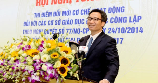 Phó thủ tướng Vũ Đức Đam: Các trường đại học phải thực hiện tự chủ mạnh mẽ hơn nữa!