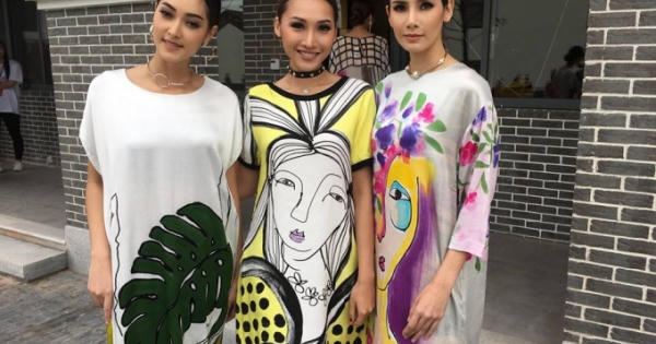 Hoa hậu Trái đất Thái Lan thân thiết với Kiều Ngân – Khánh Ngọc