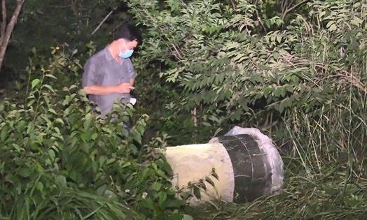 Tiếp tục phát hiện thêm một thi thể người bị chôn trong khối bê tông