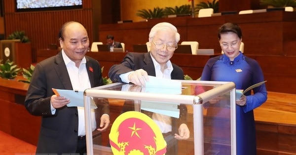 14h: Quốc hội công bố kết quả lấy phiếu tín nhiệm