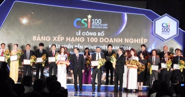 Suntory PepsiCo Việt Nam nằm trong Top 100 Doanh nghiệp bền vững