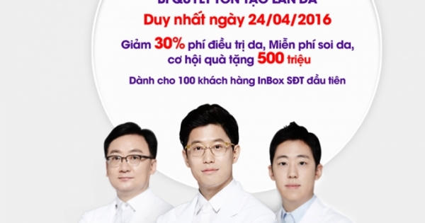 Hội thảo quốc tế tôn tạo làn da - nhiều ưu đãi hấp dẫn cho khách hàng