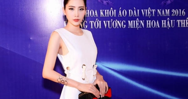 Nam Em xuất hiện xinh đẹp, rạng rỡ tại chung kết Hoa khôi áo dài