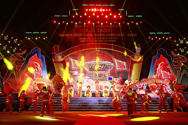 Bắc Ninh tưng bừng khai mạc Lễ hội 599 năm Chiến thắng Xương Giang Bắc Ninh tưng bừng khai mạc Lễ hội 599 năm Chiến thắng Xương Giang