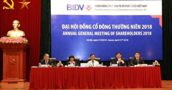 BIDV tổ chức Đại hội đồng cổ đông thường niên năm 2018 BIDV tổ chức Đại hội đồng cổ đông thường niên năm 2018