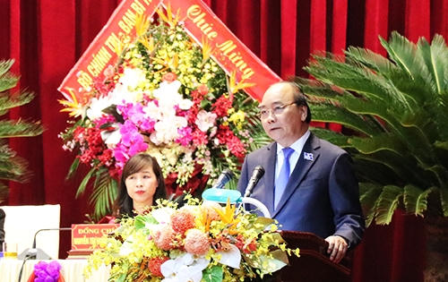 Thủ tướng dự khai mạc Đại hội đại biểu Đảng bộ tỉnh Nghệ An lần thứ XIX