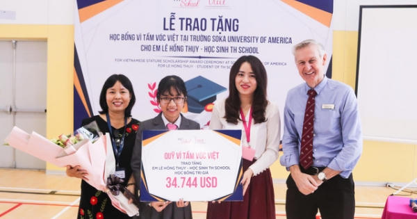 Nữ sinh Bình Dương đạt học bổng 34.744 USD từ Quỹ Vì tầm vóc Việt