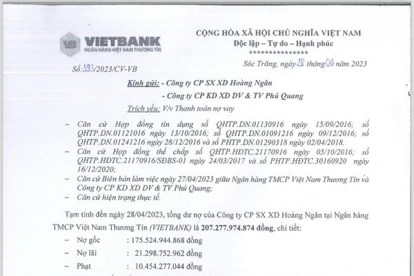 Kỳ lạ vụ doanh nghiệp đề nghị tất toán hợp đồng nhưng 14 tháng sau ngân hàng mới chấp thuận: “Giao dịch dân sự bị che giấu” vẫn có hiệu lực pháp luật! Kỳ lạ vụ doanh nghiệp đề nghị tất toán hợp đồng nhưng 14 tháng sau ngân hàng mới chấp thuận: “Giao dịch dân sự bị che giấu” vẫn có hiệu lực pháp luật!