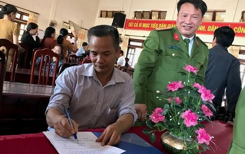 Công an Thị xã Phổ Yên xin lỗi công dân bị oan sai