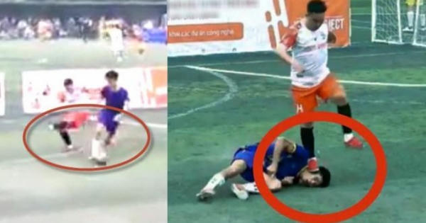 Clip: Lên án dùng tiểu xảo dẫm lên đầu đối phương sau khi phạm lỗi Clip: Lên án dùng tiểu xảo dẫm lên đầu đối phương sau khi phạm lỗi
