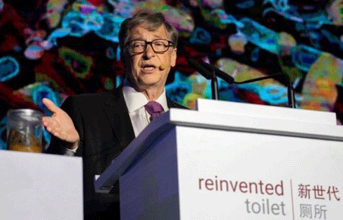 Tỷ phú Bill Gates phát minh lại... bồn cầu