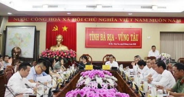 Đoàn công tác liên ngành của Bộ Xây dựng làm việc với UBND tỉnh Bà Rịa - Vũng Tàu Đoàn công tác liên ngành của Bộ Xây dựng làm việc với UBND tỉnh Bà Rịa - Vũng Tàu